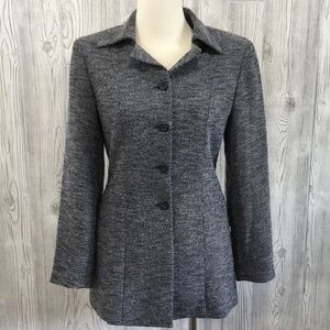 Baldanza Gray Tailored Blazer Size 8